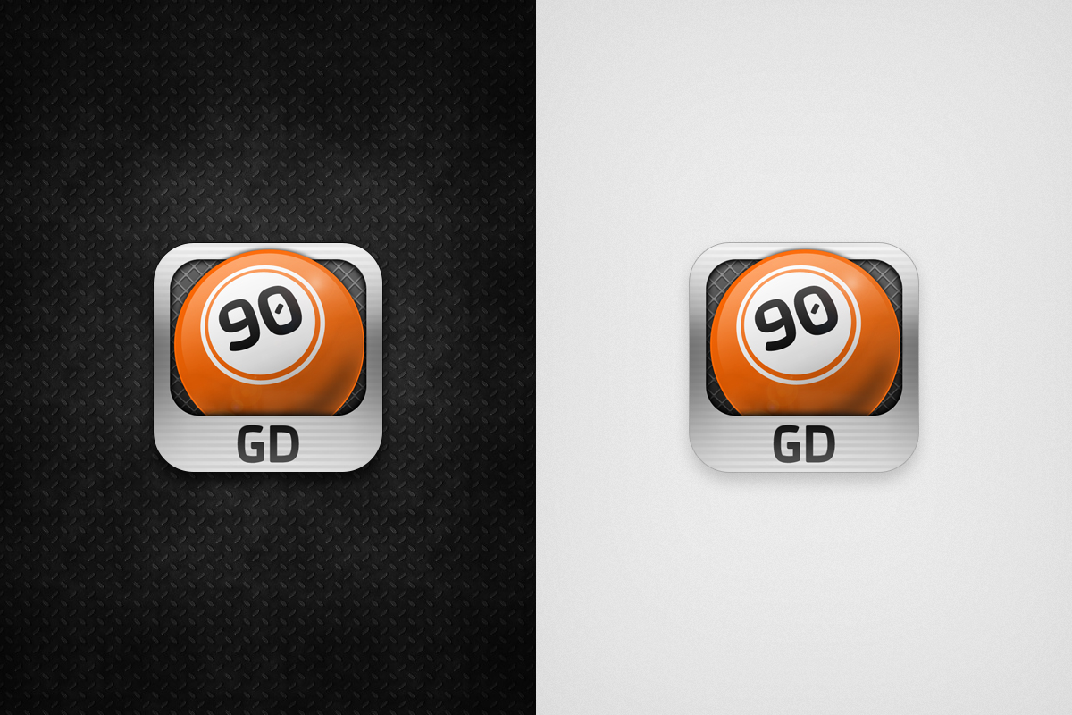L’icona disegnata per la app “Gioco Digitale Bingo” di Gioco Digitale; l’icona si adatta perfettamente sia agli sfondi scuri sia a quelli chiari (garantendo così un’ottima visualizzazione su tutti i dispositivi mobili)
